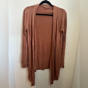 Zenana Outfitters rust Open Cardigan
